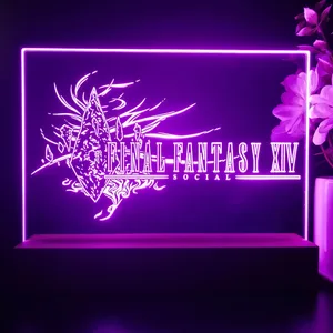 Final Fantasy XIV Banner LED Desk Light