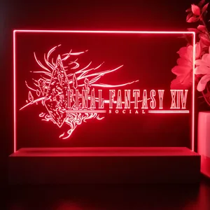 Final Fantasy XIV Banner LED Desk Light