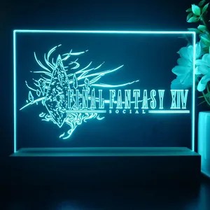 Final Fantasy XIV Banner LED Desk Light