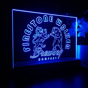 Firestone Walker Brewing Company Logo LED Desk Light