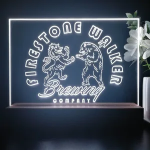 Firestone Walker Brewing Company Logo LED Desk Light