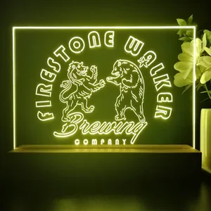 Firestone Walker Brewing Company Logo LED Desk Light