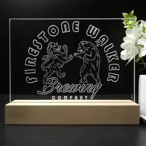 Firestone Walker Brewing Company Logo LED Desk Light