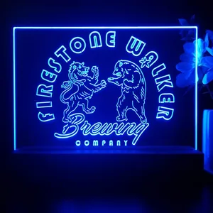 Firestone Walker Brewing Company Logo LED Desk Light