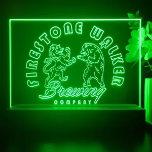 Firestone Walker Brewing Company Logo LED Desk Light