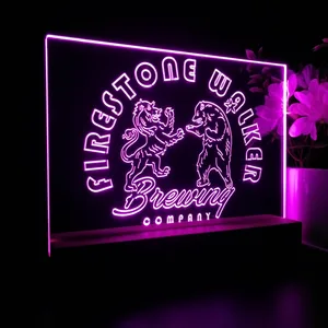 Firestone Walker Brewing Company Logo LED Desk Light