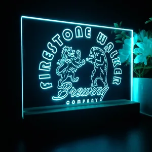 Firestone Walker Brewing Company Logo LED Desk Light