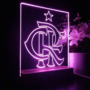 Flamengo Logo 1 LED Desk Light