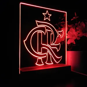 Flamengo Logo 1 LED Desk Light