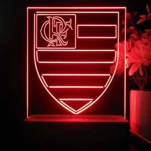 Flamengo Logo 2 LED Desk Light