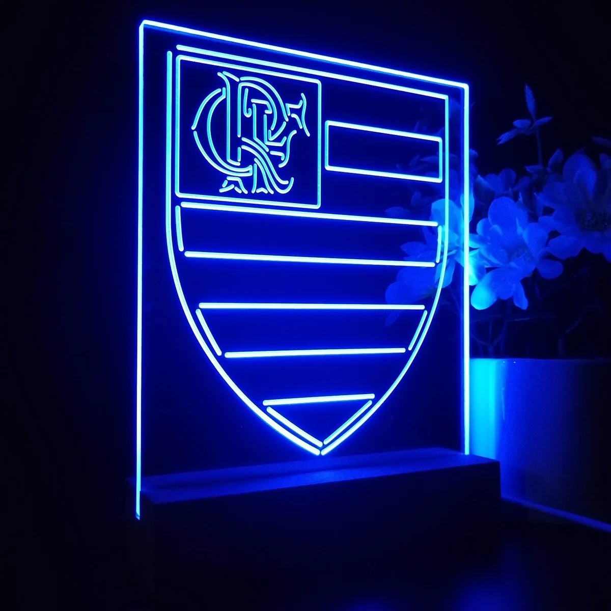 Flamengo Logo 2 LED Desk Light