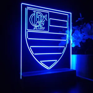 Flamengo Logo 2 LED Desk Light