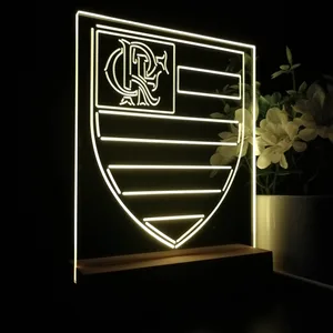 Flamengo Logo 2 LED Desk Light