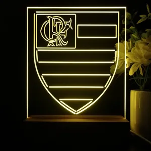 Flamengo Logo 2 LED Desk Light