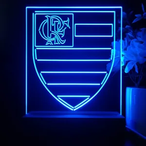 Flamengo Logo 2 LED Desk Light