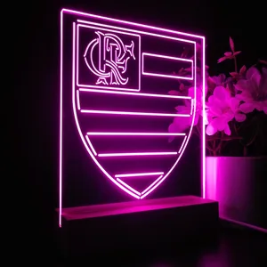 Flamengo Logo 2 LED Desk Light