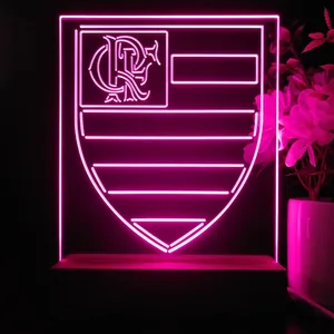 Flamengo Logo 2 LED Desk Light