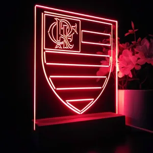 Flamengo Logo 2 LED Desk Light
