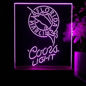 Florida Marlins Coors Light LED Desk Light