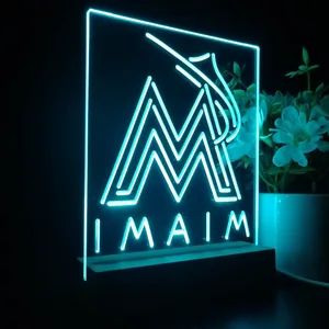 Florida Marlins Logo 1 LED Desk Light