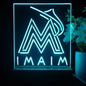 Florida Marlins Logo 1 LED Desk Light