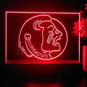 Florida State Seminoles Logo LED Desk Light