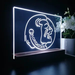 Florida State Seminoles Logo LED Desk Light