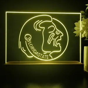 Florida State Seminoles Logo LED Desk Light