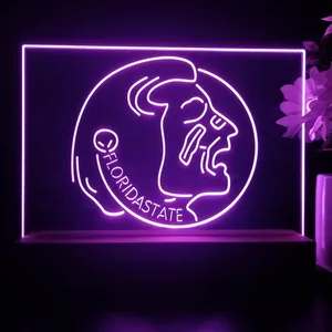 Florida State Seminoles Logo LED Desk Light