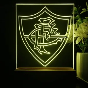 Fluminense FC Logo LED Desk Light