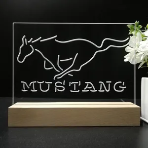 Ford Mustang Horse LED Desk Light
