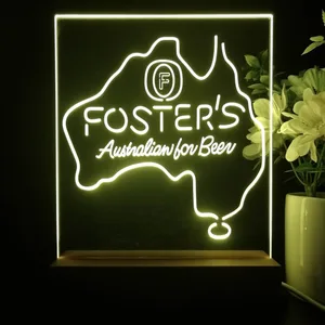 Foster's Australian Map LED Desk Light