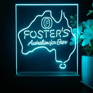 Foster's Australian Map LED Desk Light