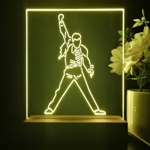Freddie Mercury Queen LED Desk Light
