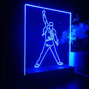Freddie Mercury Queen LED Desk Light