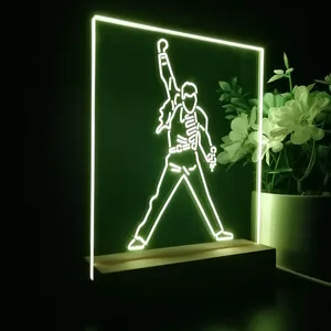 Freddie Mercury Queen LED Desk Light