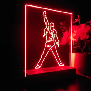 Freddie Mercury Queen LED Desk Light