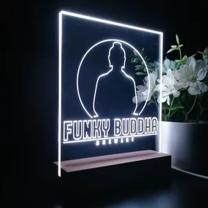 Funky Buddha Brewery Logo LED Desk Light