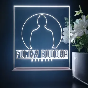 Funky Buddha Brewery Logo LED Desk Light