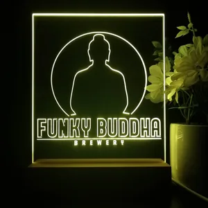 Funky Buddha Brewery Logo LED Desk Light