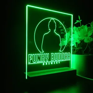 Funky Buddha Brewery Logo LED Desk Light