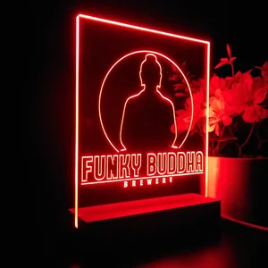 Funky Buddha Brewery Logo LED Desk Light
