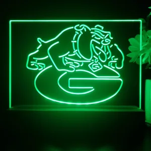 Georgia Bulldogs Logo LED Desk Light