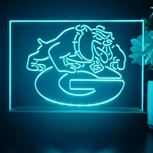 Georgia Bulldogs Logo LED Desk Light