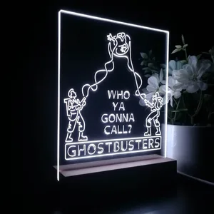 Ghostbusters Who Ya Gonna Call? LED Desk Light