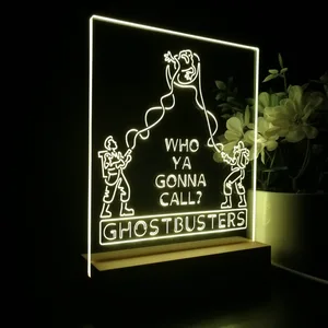 Ghostbusters Who Ya Gonna Call? LED Desk Light