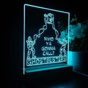 Ghostbusters Who Ya Gonna Call? LED Desk Light