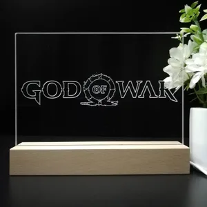 God Of War Banner LED Desk Light