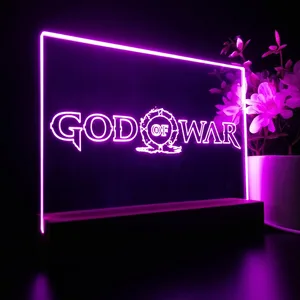 God Of War Banner LED Desk Light
