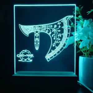 God Of War Leviathan Axe LED Desk Light